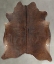 Chocolate X-Large Brazilian Cowhide Rug 7'4"H x 6'6"W #B29068 by Hudson Hides