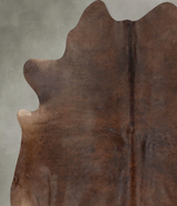 Chocolate X-Large Brazilian Cowhide Rug 7'4"H x 6'6"W #B29068 by Hudson Hides