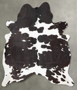Black and White XX-Large Brazilian Cowhide Rug 7'10"H x 6'6"W #B29069 by Hudson Hides
