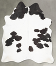 Black and White X-Large Brazilian Cowhide Rug 7'5"H x 5'6"W #B29071 by Hudson Hides