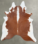 Hereford XX-Large Brazilian Cowhide Rug 8'2"H x 6'10"W #B29074 by Hudson Hides