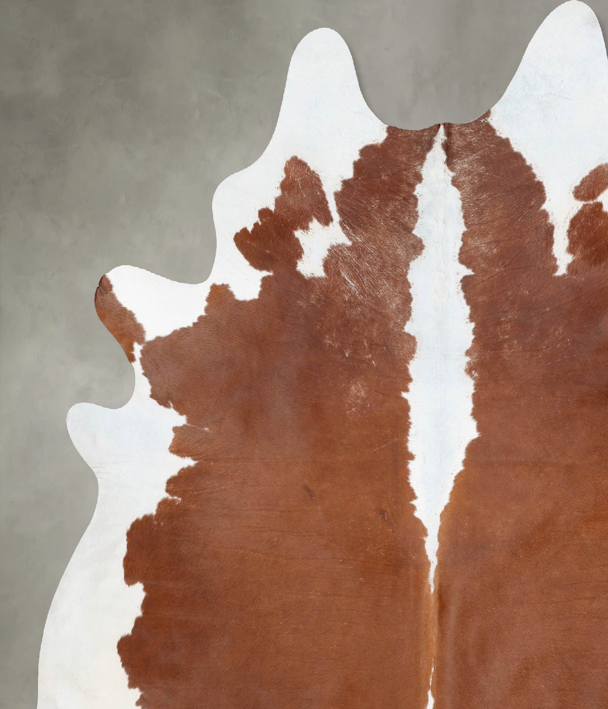 Hereford XX-Large Brazilian Cowhide Rug 8'2"H x 6'10"W #B29074 by Hudson Hides