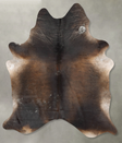 Chocolate XX-Large Brazilian Cowhide Rug 8'8"H x 6'6"W #B29075 by Hudson Hides