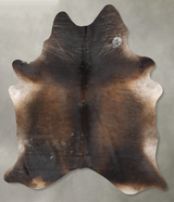 Chocolate XX-Large Brazilian Cowhide Rug 8'8"H x 6'6"W #B29075 by Hudson Hides