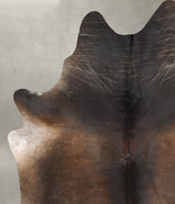 Chocolate XX-Large Brazilian Cowhide Rug 8'8"H x 6'6"W #B29075 by Hudson Hides