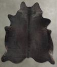 Solid Black XX-Large Brazilian Cowhide Rug 7'11"H x 7'0"W #B29077 by Hudson Hides