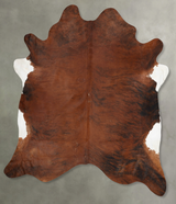 Medium Brindle XX-Large Brazilian Cowhide Rug 9'3"H x 8'3"W #B29082 by Hudson Hides