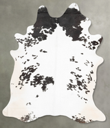 Black and White XX-Large Brazilian Cowhide Rug 8'6"H x 6'1"W #B29083 by Hudson Hides