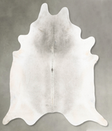 Light Grey XX-Large Brazilian Cowhide Rug 8'7"H x 8'0"W #B29088 by Hudson Hides