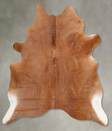 Solid Brown XX-Large Brazilian Cowhide Rug 7'9"H x 6'8"W #B29093 by Hudson Hides