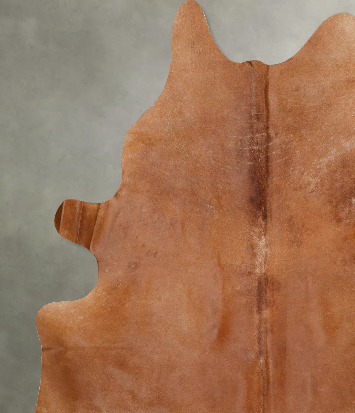 Solid Brown XX-Large Brazilian Cowhide Rug 7'9"H x 6'8"W #B29093 by Hudson Hides