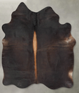 Chocolate X-Large Brazilian Cowhide Rug 7'3"H x 6'1"W #B29096 by Hudson Hides