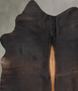 Chocolate X-Large Brazilian Cowhide Rug 7'3"H x 6'1"W #B29096 by Hudson Hides