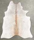 Grey with Beige X-Large Brazilian Cowhide Rug 7'5"H x 6'4"W #B29100 by Hudson Hides