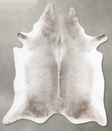 Grey with Beige XX-Large Brazilian Cowhide Rug 8'5"H x 7'2"W #B29104 by Hudson Hides