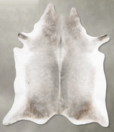 Grey with Beige XX-Large Brazilian Cowhide Rug 8'5"H x 7'2"W #B29104 by Hudson Hides
