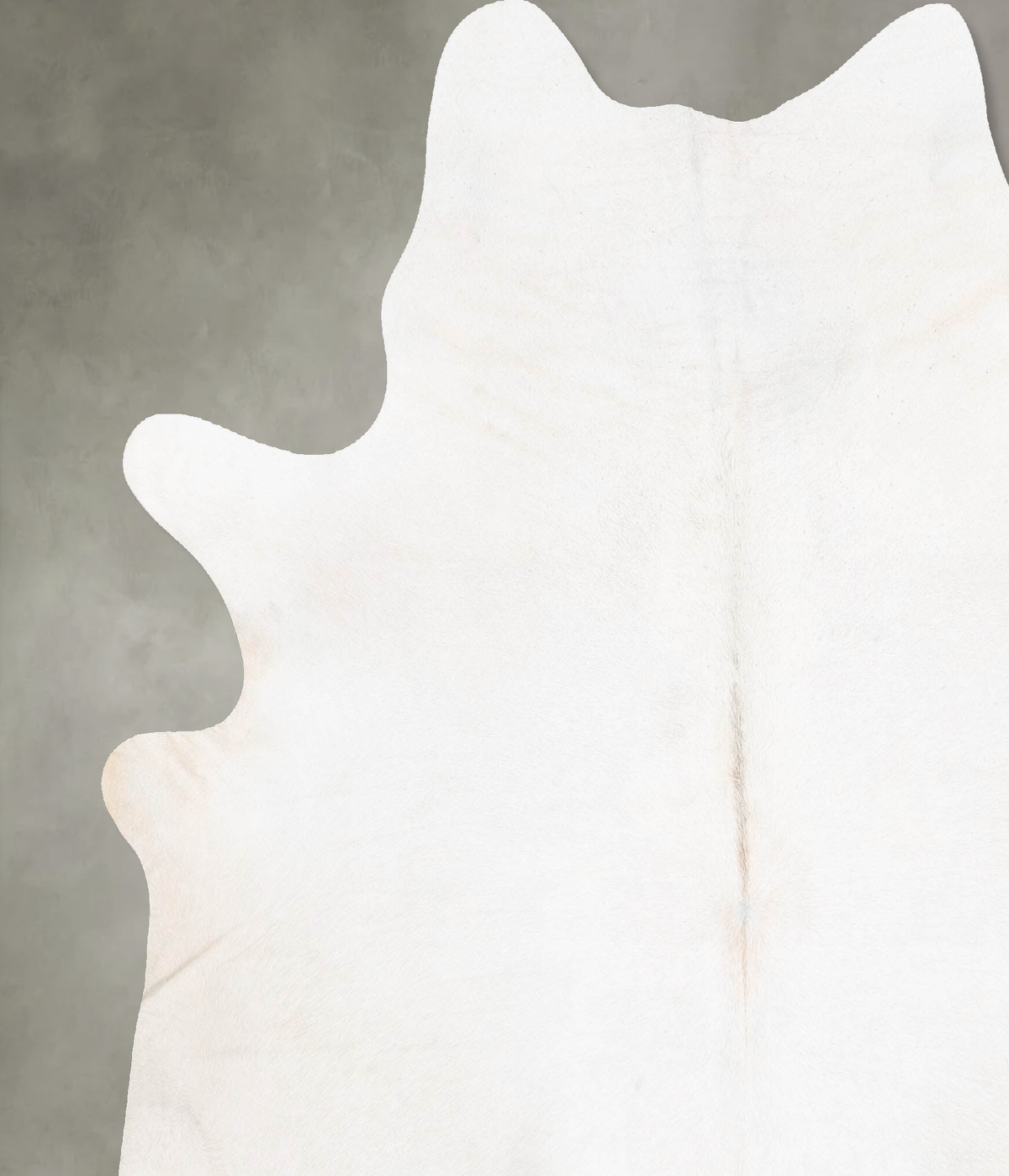 Ivory with Beige XX-Large Brazilian Cowhide Rug 7'5"H x 6'10"W #B29108 by Hudson Hides