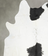 Black and White XX-Large Brazilian Cowhide Rug 8'7"H x 6'10"W #B29112 by Hudson Hides