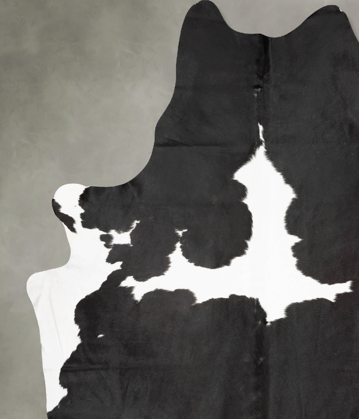 Black and White XX-Large Brazilian Cowhide Rug 9'7"H x 7'9"W #B29113 by Hudson Hides