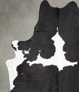 Black and White XX-Large Brazilian Cowhide Rug 9'7"H x 7'9"W #B29113 by Hudson Hides