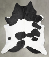 Black and White XX-Large Brazilian Cowhide Rug 9'4"H x 7'2"W #B29114 by Hudson Hides