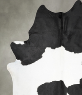 Black and White XX-Large Brazilian Cowhide Rug 9'4"H x 7'2"W #B29114 by Hudson Hides