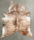 Light Brindle XX-Large Brazilian Cowhide Rug 8'6"H x 6'8"W #B29116 by Hudson Hides