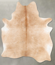 Beige X-Large Brazilian Cowhide Rug 7'9"H x 5'11"W #B29117 by Hudson Hides