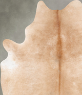 Beige X-Large Brazilian Cowhide Rug 7'9"H x 5'11"W #B29117 by Hudson Hides
