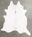 Ivory with Beige XX-Large Brazilian Cowhide Rug 9'1"H x 7'9"W #B29118 by Hudson Hides