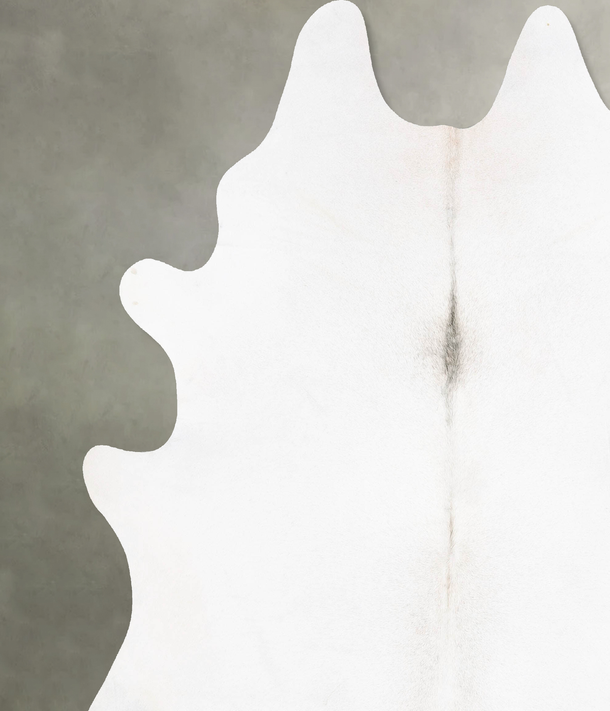Ivory with Beige XX-Large Brazilian Cowhide Rug 9'1"H x 7'9"W #B29118 by Hudson Hides