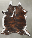 Tricolor XX-Large Brazilian Cowhide Rug 9'0"H x 6'11"W #B29120 by Hudson Hides