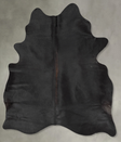 Solid Black X-Large Brazilian Cowhide Rug 7'9"H x 5'9"W #B29124 by Hudson Hides