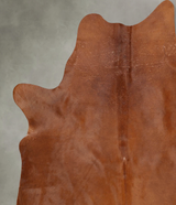 Solid Brown X-Large Brazilian Cowhide Rug 7'6"H x 6'1"W #B29125 by Hudson Hides