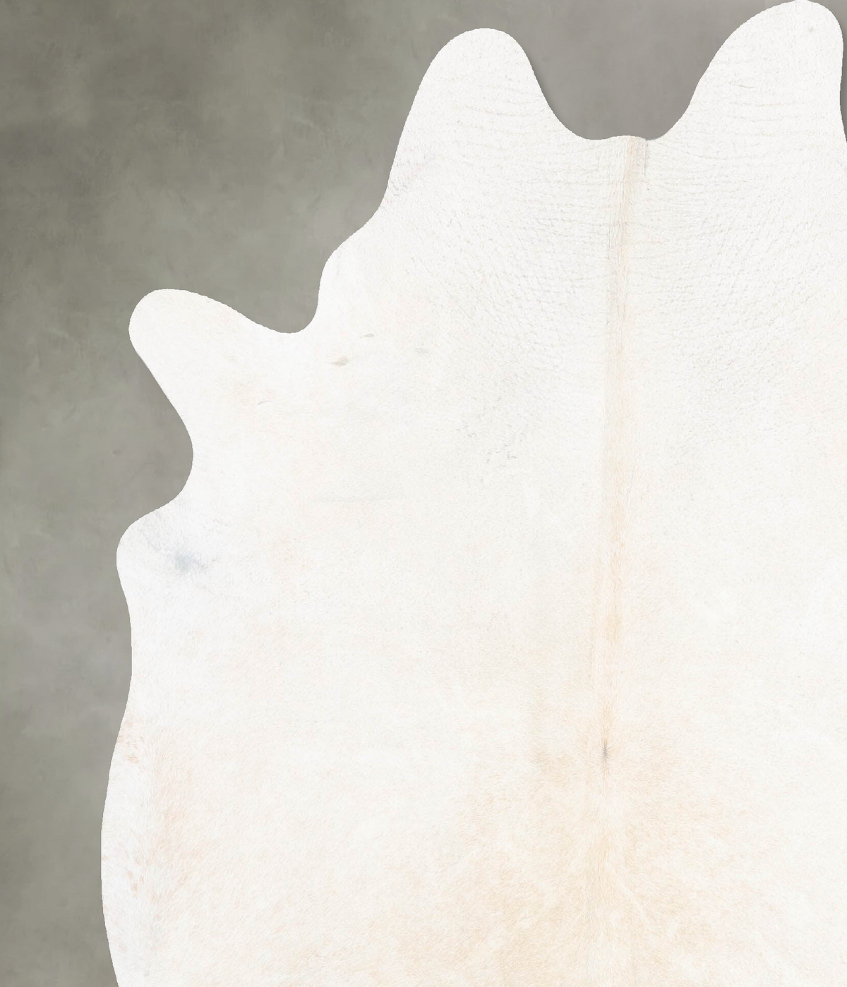 Ivory with Beige XX-Large Brazilian Cowhide Rug 8'1"H x 6'6"W #B29128 by Hudson Hides