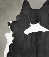 Black and White XX-Large Brazilian Cowhide Rug 9'2"H x 7'8"W #B29132 by Hudson Hides