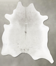 Medium Grey XX-Large Brazilian Cowhide Rug 8'11"H x 7'4"W #B29133 by Hudson Hides