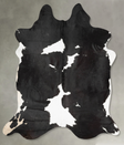 Black and White XX-Large Brazilian Cowhide Rug 8'10"H x 7'2"W #B29140 by Hudson Hides