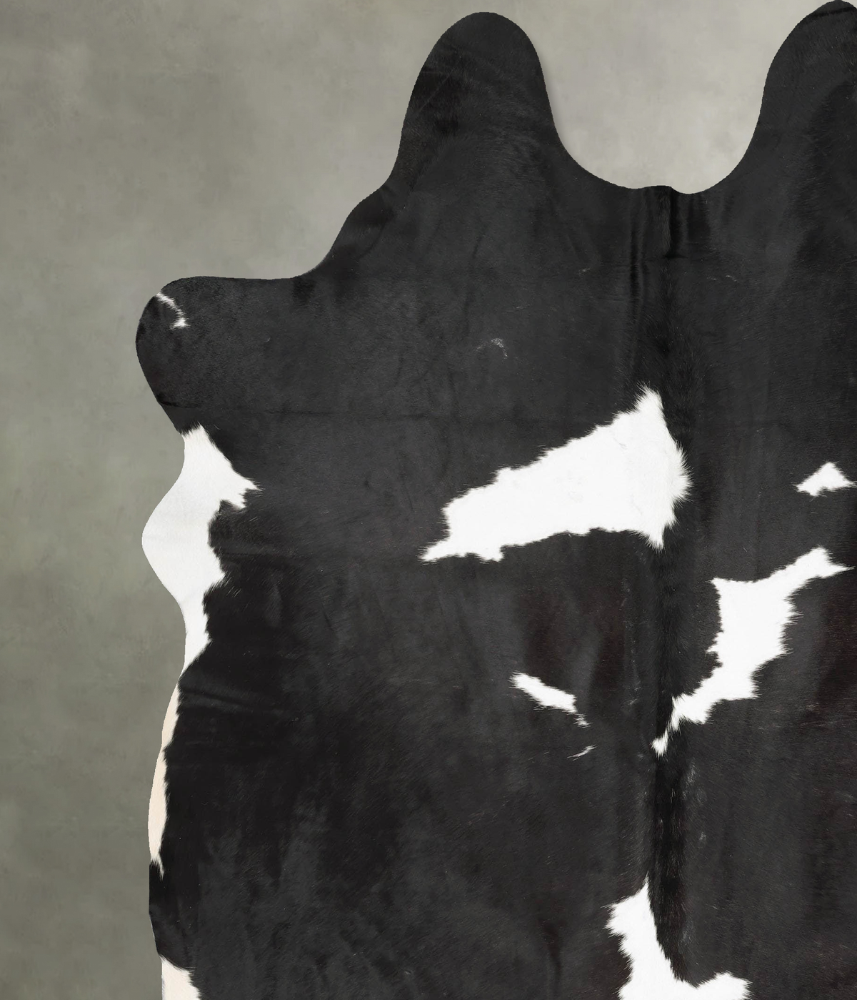 Black and White XX-Large Brazilian Cowhide Rug 8'10"H x 7'2"W #B29140 by Hudson Hides