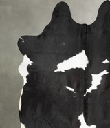 Black and White XX-Large Brazilian Cowhide Rug 8'10"H x 7'2"W #B29140 by Hudson Hides
