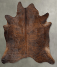 Dark Brindle XX-Large Brazilian Cowhide Rug 7'9"H x 7'0"W #B29141 by Hudson Hides
