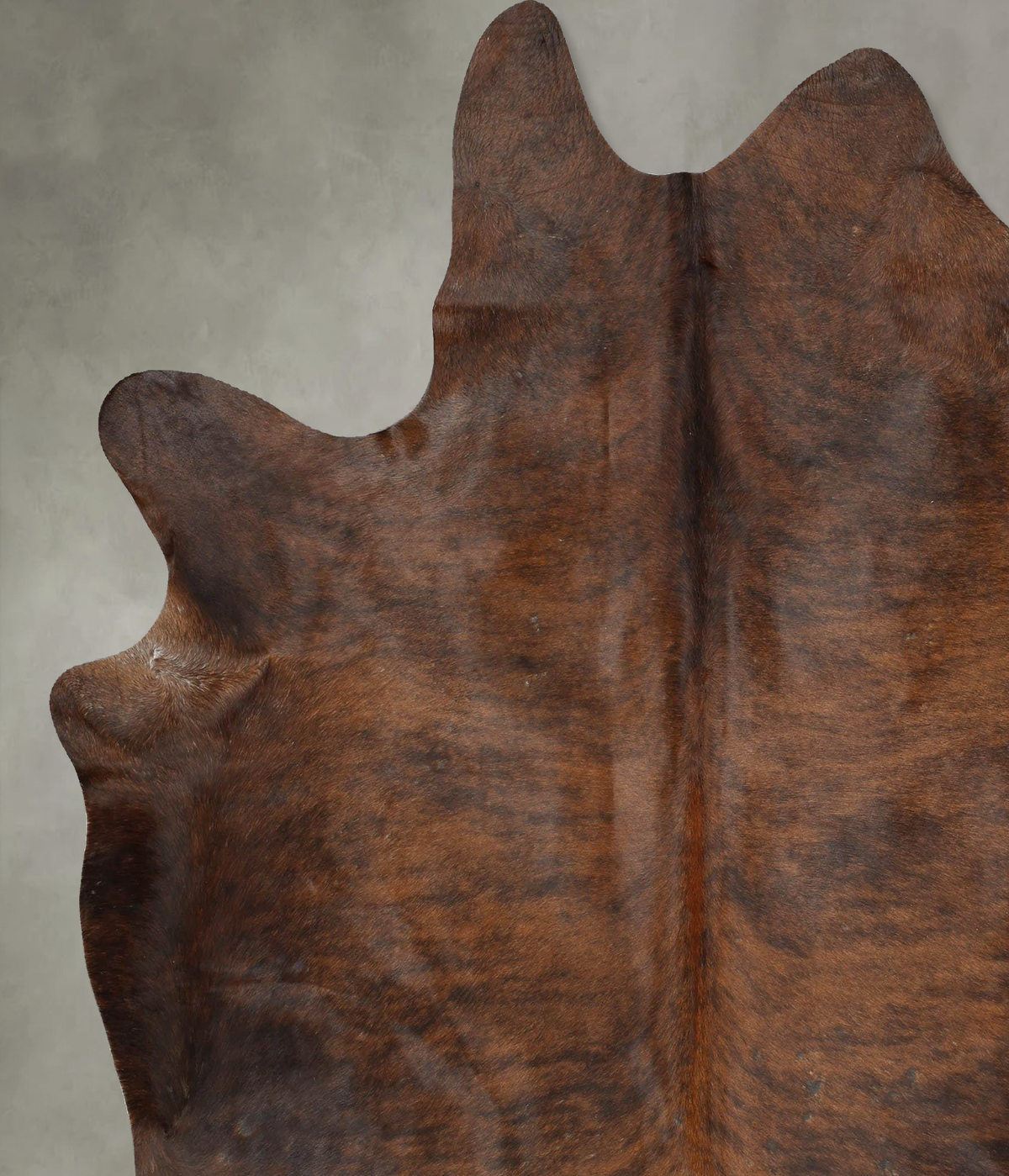 Dark Brindle XX-Large Brazilian Cowhide Rug 7'9"H x 7'0"W #B29141 by Hudson Hides