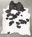 Black and White XX-Large Brazilian Cowhide Rug 7'11"H x 6'4"W #B29142 by Hudson Hides