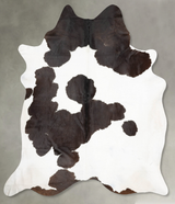 Black and White XX-Large Brazilian Cowhide Rug 8'9"H x 7'4"W #B29144 by Hudson Hides