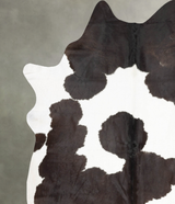 Black and White XX-Large Brazilian Cowhide Rug 8'9"H x 7'4"W #B29144 by Hudson Hides