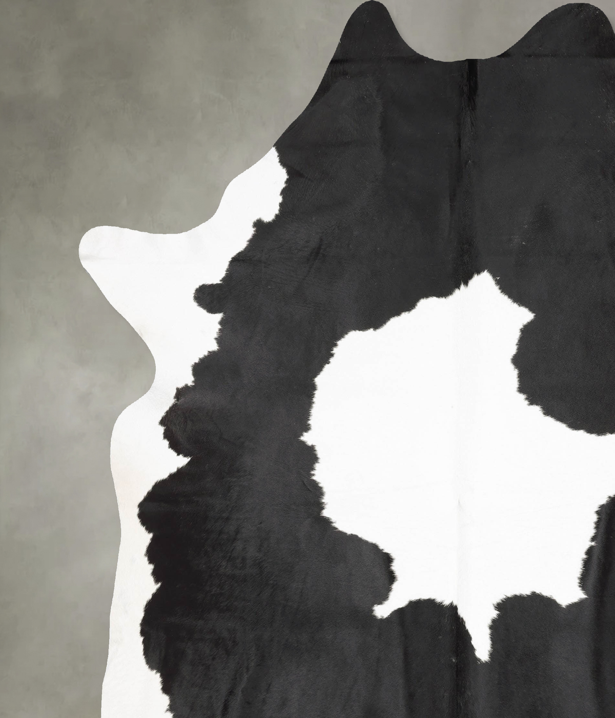 Black and White XX-Large Brazilian Cowhide Rug 9'0"H x 7'6"W #B29147 by Hudson Hides