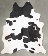 Black and White XX-Large Brazilian Cowhide Rug 8'10"H x 6'8"W #B29148 by Hudson Hides