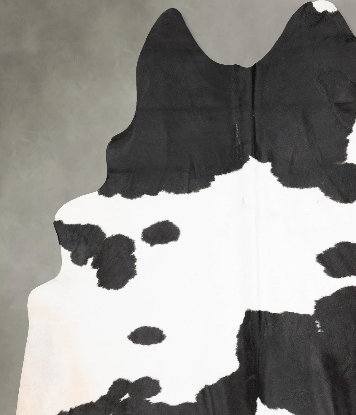 Black and White XX-Large Brazilian Cowhide Rug 8'10"H x 6'8"W #B29148 by Hudson Hides