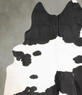 Black and White XX-Large Brazilian Cowhide Rug 8'10"H x 6'8"W #B29148 by Hudson Hides