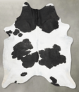 Black and White XX-Large Brazilian Cowhide Rug 8'8"H x 6'10"W #B29149 by Hudson Hides